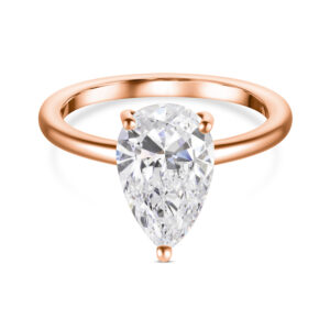 טבעת אירוסין בחיתוך טיפה